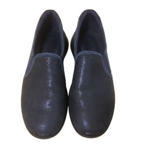 Ecco Blue Slip Ons Size 38